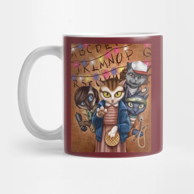 Stranger Things Kitties by GeekyPet